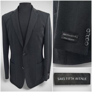 Saks Fifth Avenue Slim Fit 38S-40S 2 Button Blazer Jacket